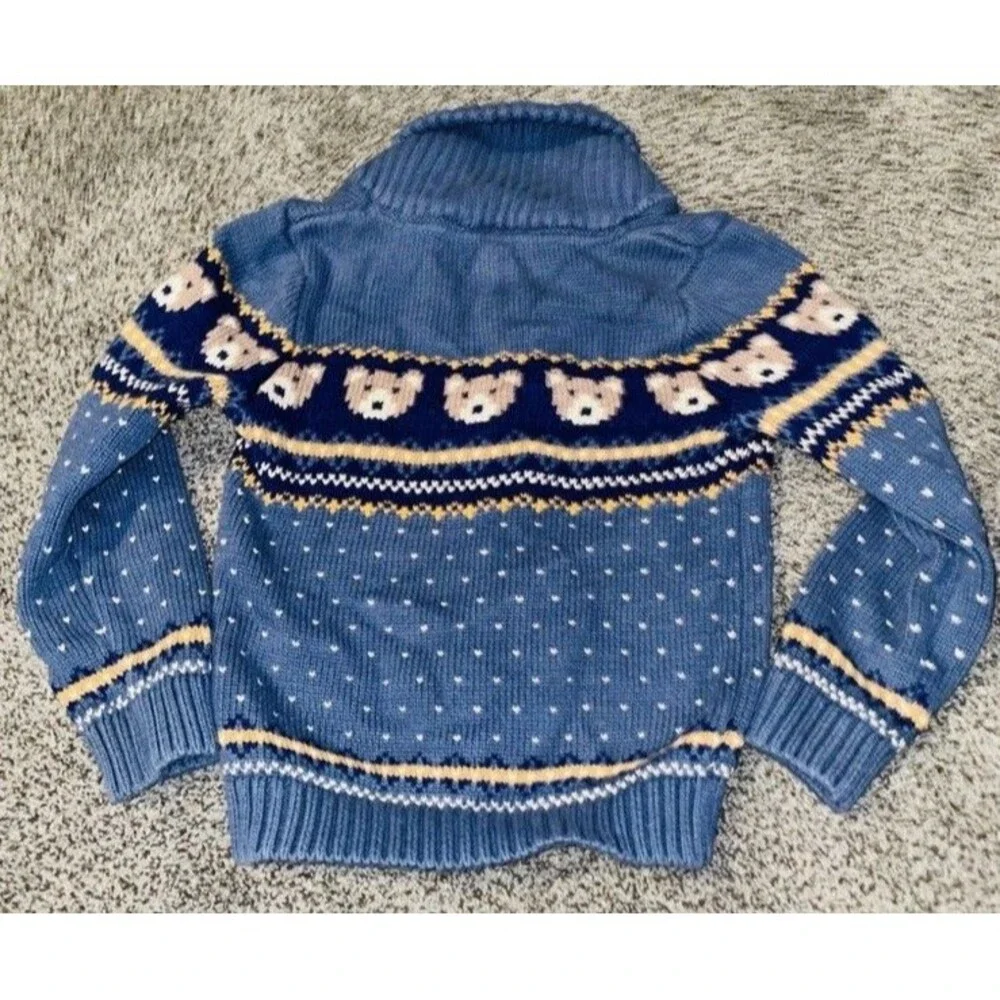 Lot 3 Boys Rorie Whelan Bear Cardigan 3T Gymboree Blazer 2T-3T babyGap Cords EUC